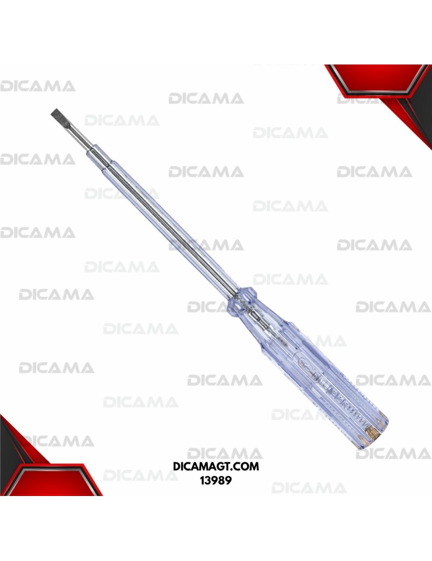 PROBADOR DE CORRIENTE ALTERNA T/DESARM 19CM TRUPER 13989