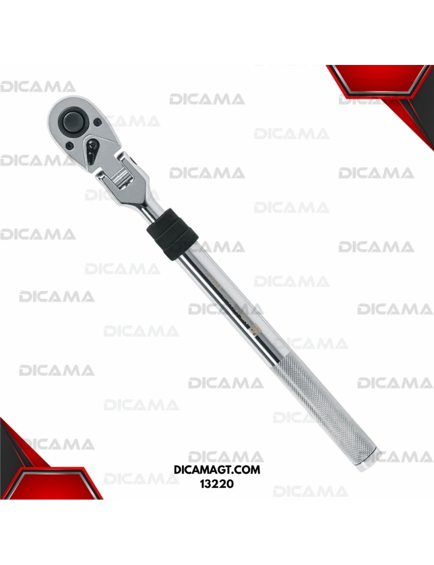 RATCHET RAIZ 1/2 14 CUADRO CABEZA FLEXIBLE TRUPER 13220
