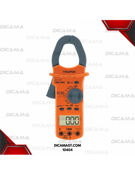 TESTER DIGITAL GANCHO AMPERIMETRO TRUPER 10404