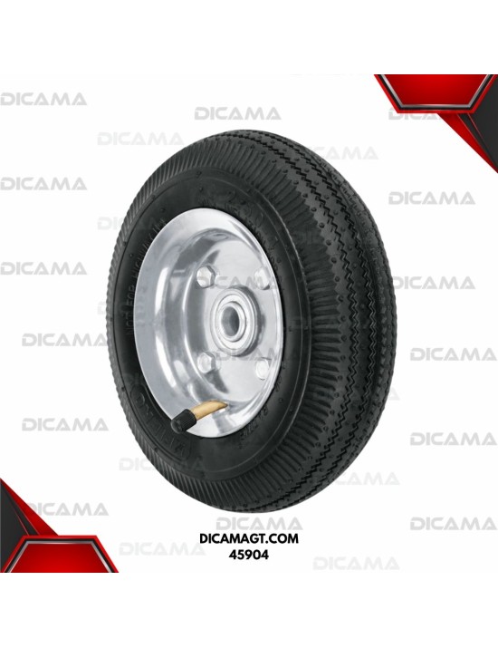 LLANTA NEUMATICA CON RIN 10 EJE CENTRAL TRUPER 45904