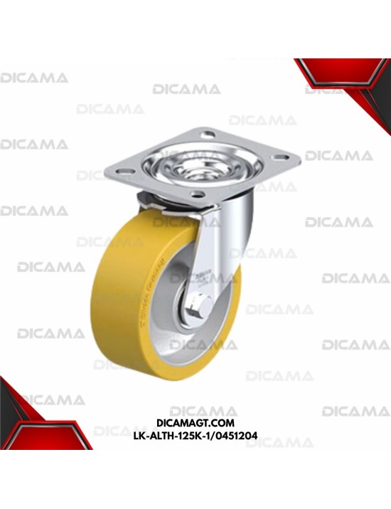 RODO POLIURETANO GIRATORIO ALEMAN LK-ALTH-125K-1/0451204