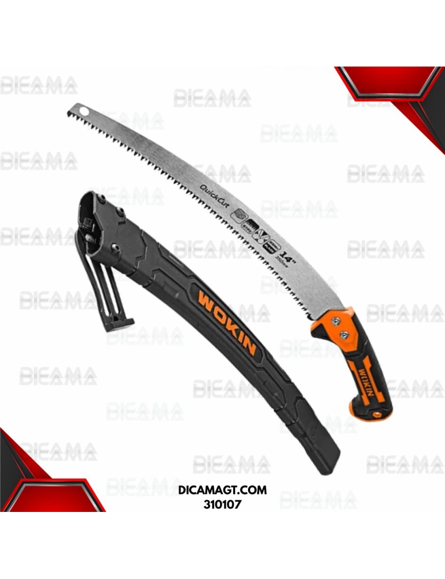 SERRUCHO CORTA RAMAS 14PULG CON ESTUCHE WOKIN 310107