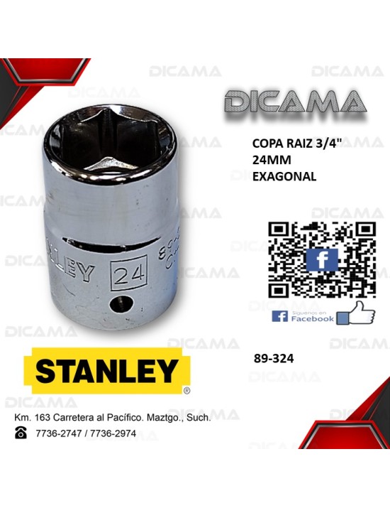 COPA RAIZ 3/4" 24MM
