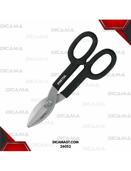 TIJERAS PARA HOJALATERO 8 PRETUL 26052