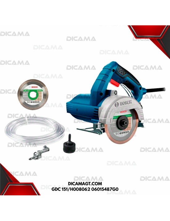 SIERRA CIRCULAR 1500W + DISCO BOSCH GDC 151/H008062 06015487G0