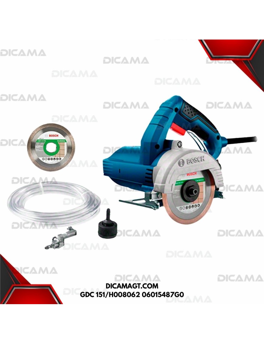 SIERRA CIRCULAR 1500W + DISCO BOSCH GDC 151/H008062 06015487G0