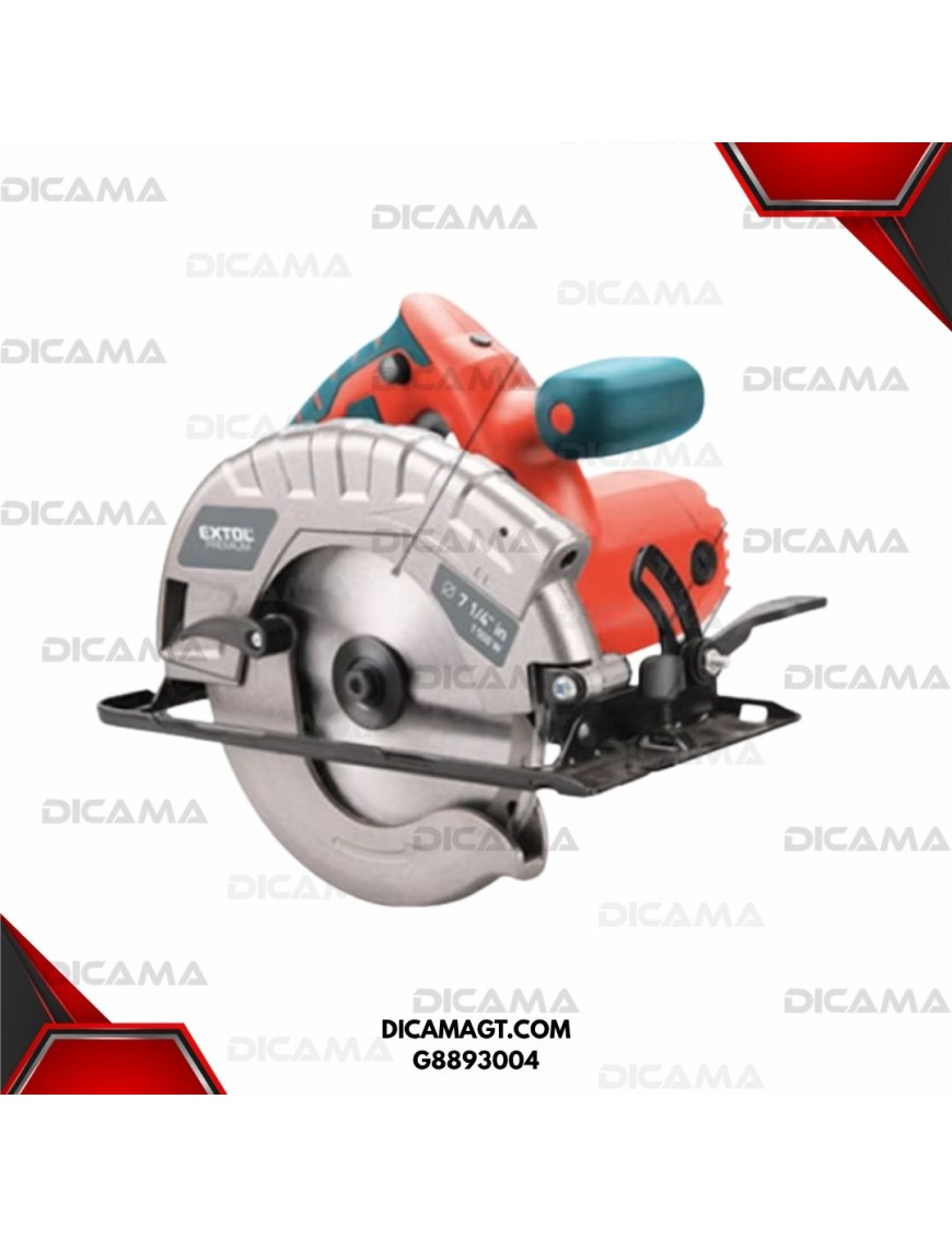 SIERRA CIRCULAR 7 1/4 1400 WATTS PREMIUM / VMAX 4800 RPM EXTOL G8893004