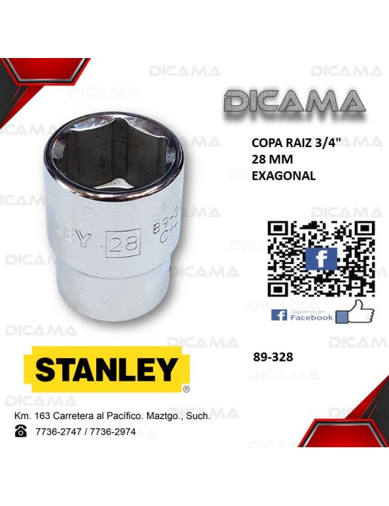 COPA RAIZ 3/4" 28MM