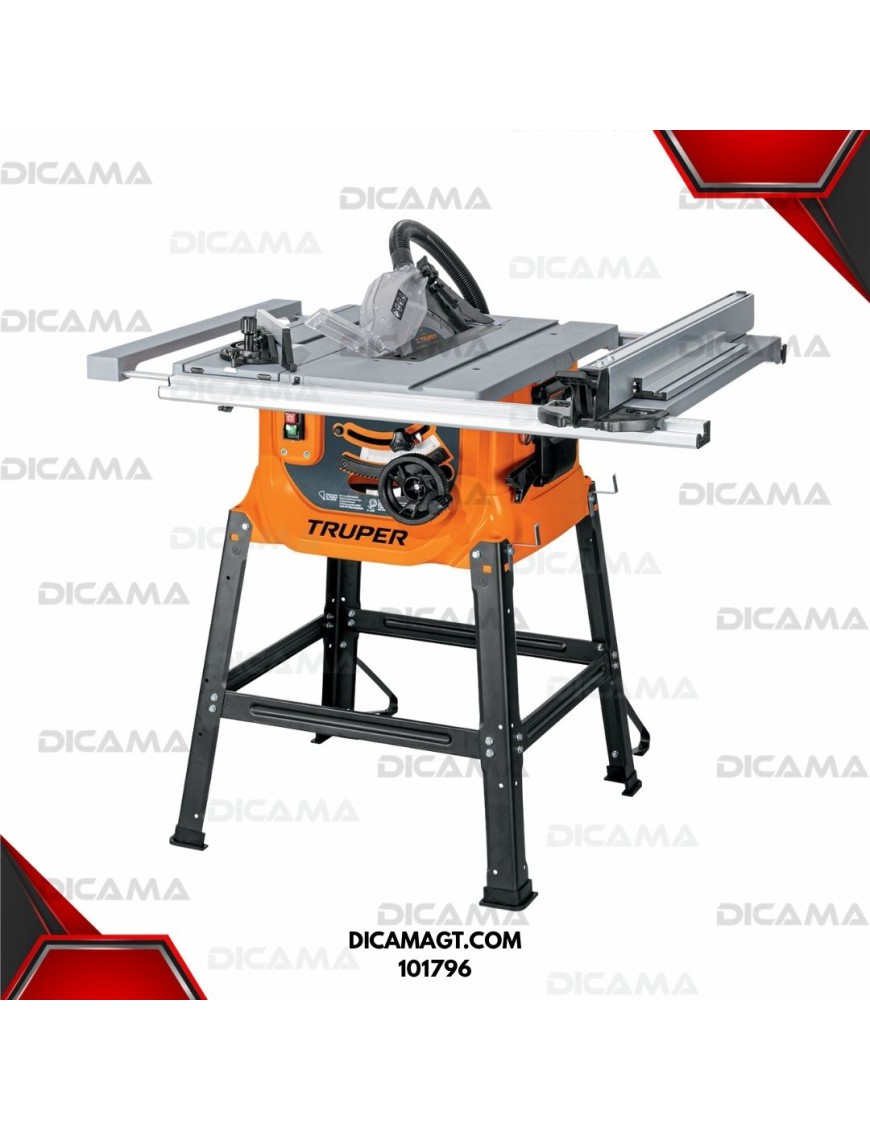 SIERRA DE BANCO 10 1900 WATTS 2 1/2 HP CON BASE TRUPER 101796