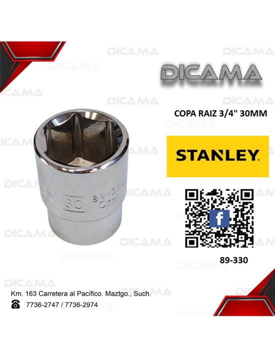 COPA RAIZ 3/4" 30MM