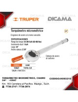 TORQUIMETRO RAIZ 3/4 50-300LBS FT TRUPER 13547
