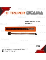 TORQUIMETRO RAIZ 1/2 20-150LBS TRUPER 13568