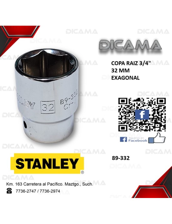 COPA RAIZ 3/4" 32MM