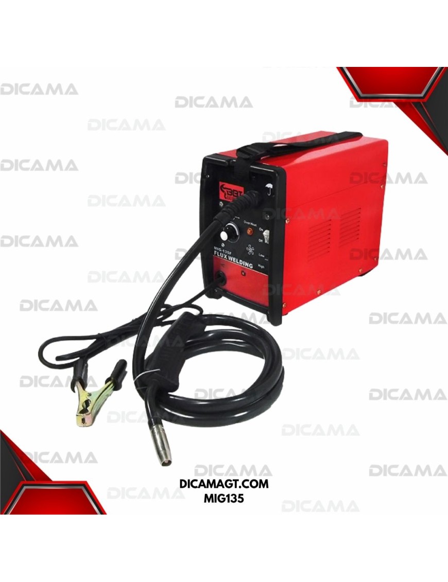 SOLDADORA 60/120 AMPERIOS 110V MIG (10/60%) BBT MIG135