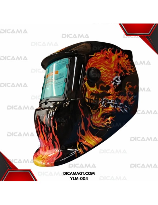 CARETA P/SOLDAR ELECTRONICA CON DISEÑO DE FUEGO BRETON YLM-004