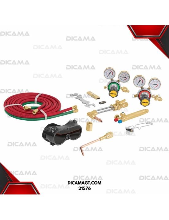 EQUIPO DE CORTE Y SOLDADURA PRETUL 21576