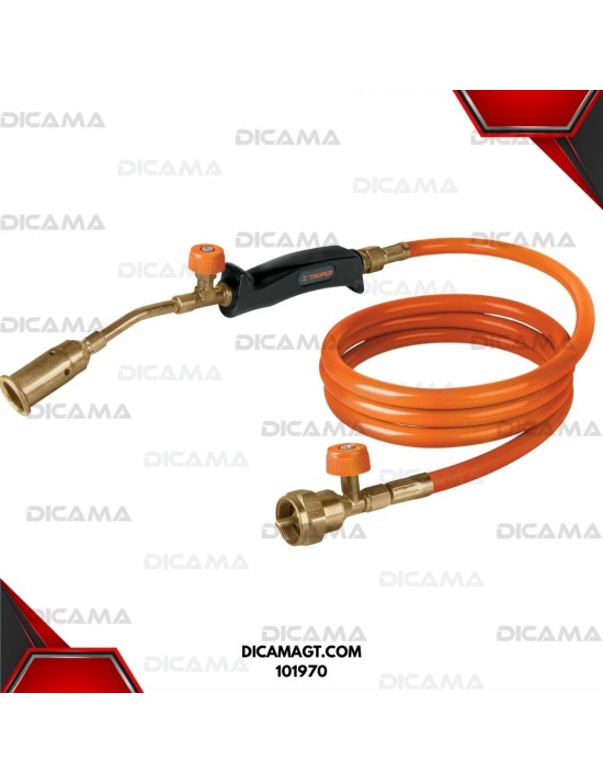SOPLETE CON MANGUERA PARA GAS 1/2 PLG TRUPER 101970