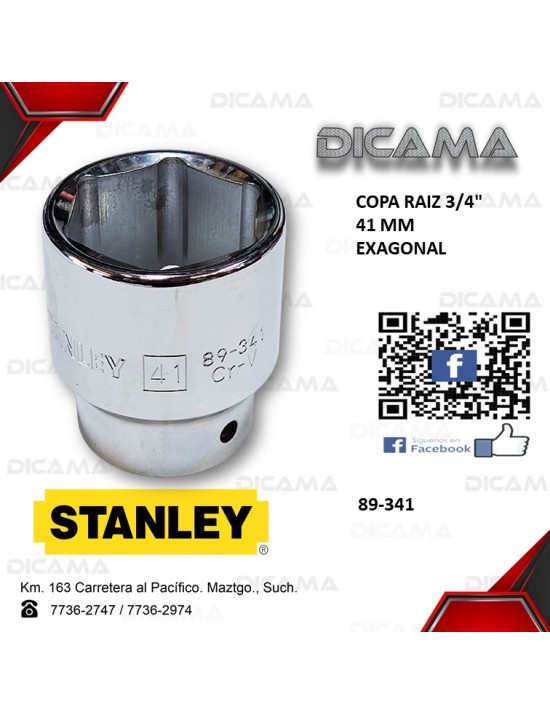 COPA RAIZ 3/4" 41MM