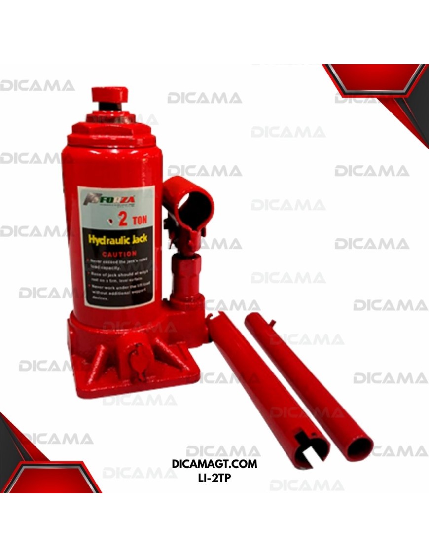 TRICKET DE BOTELLA 2 TONELADAS C/ESTUCHE CHINA LI-2TP