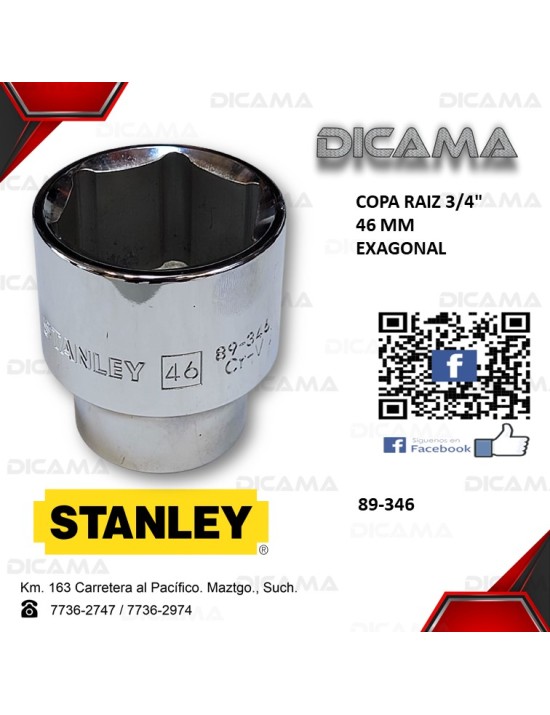 COPA RAIZ 3/4" 46MM