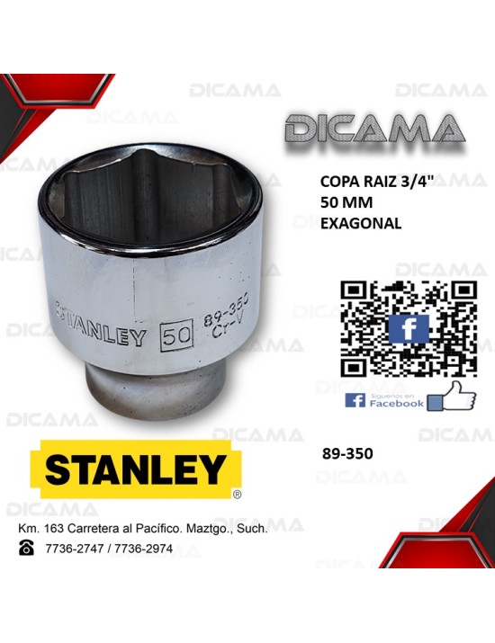 COPA RAIZ 3/4" 50MM