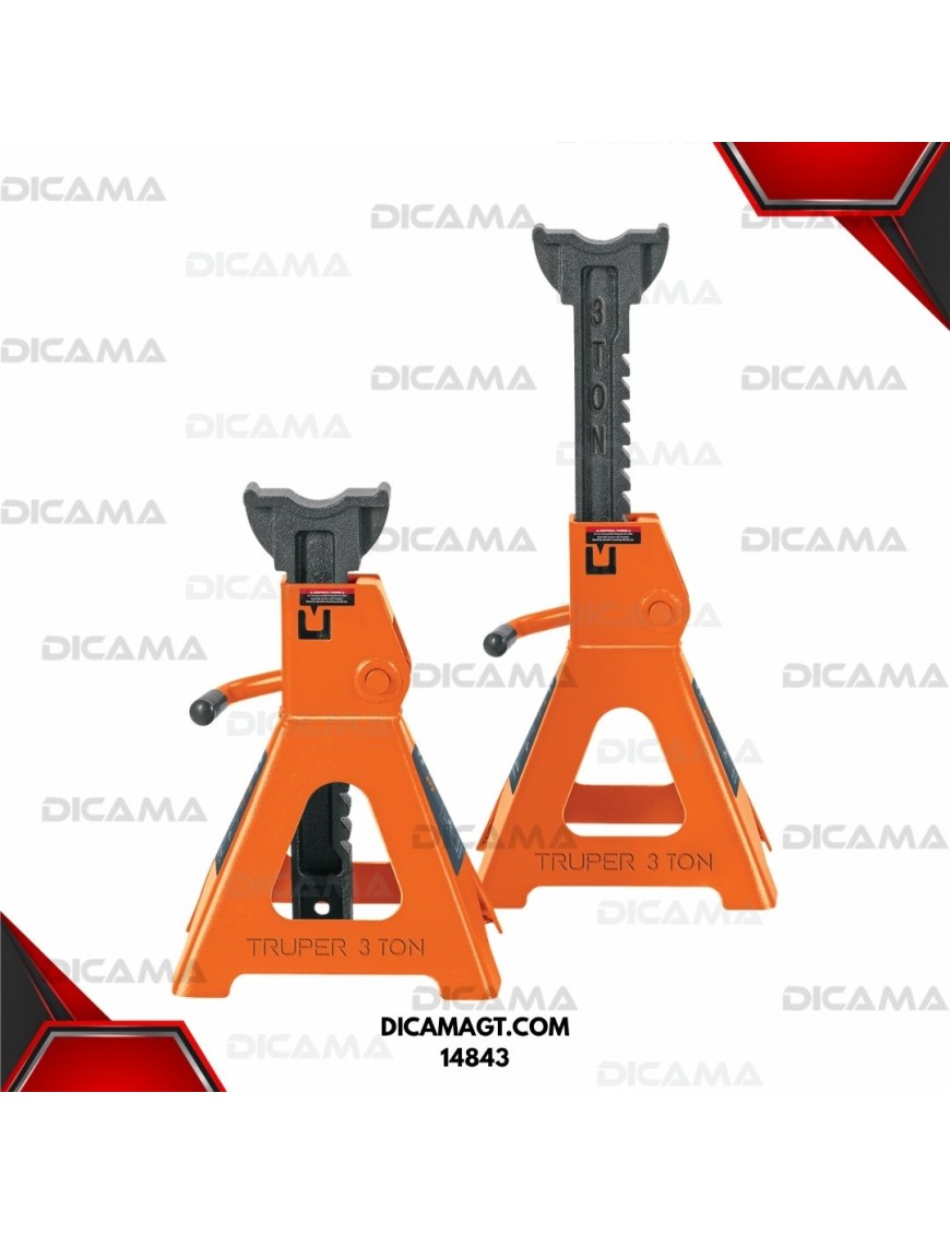 PAR ESTANTE/TORRE 3 TONELADAS P/AUTO TRUPER 14843