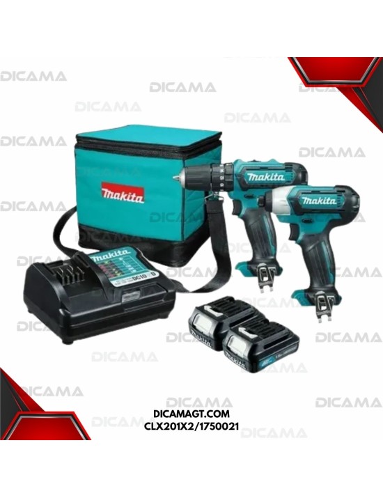BARRENO DUO INALAMBRICO MAKITA CLX201X2/1750021