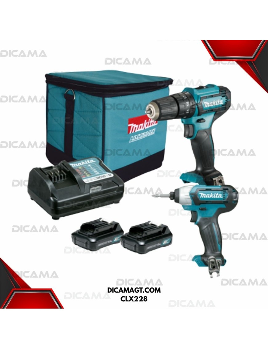 BARRENO (2)HP333D/TD110D/BL 1016X2/DC10WD  DOMESTICO MAKITA CLX228