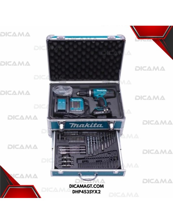 BARRENO 1/2 13MM INALAMBRICO MAKITA DHP453SYX2