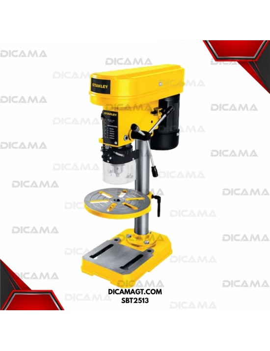 BARRENO DE BANCO 1/3 HP MANDRIL 1/2 250 WATTS STANLEY SBT2513