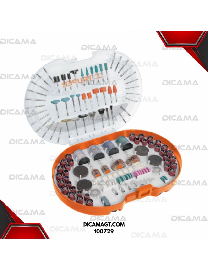 KIT DE ACCESORIOS PARA MOTOTOOL 276 PIEZAS TRUPER 100729