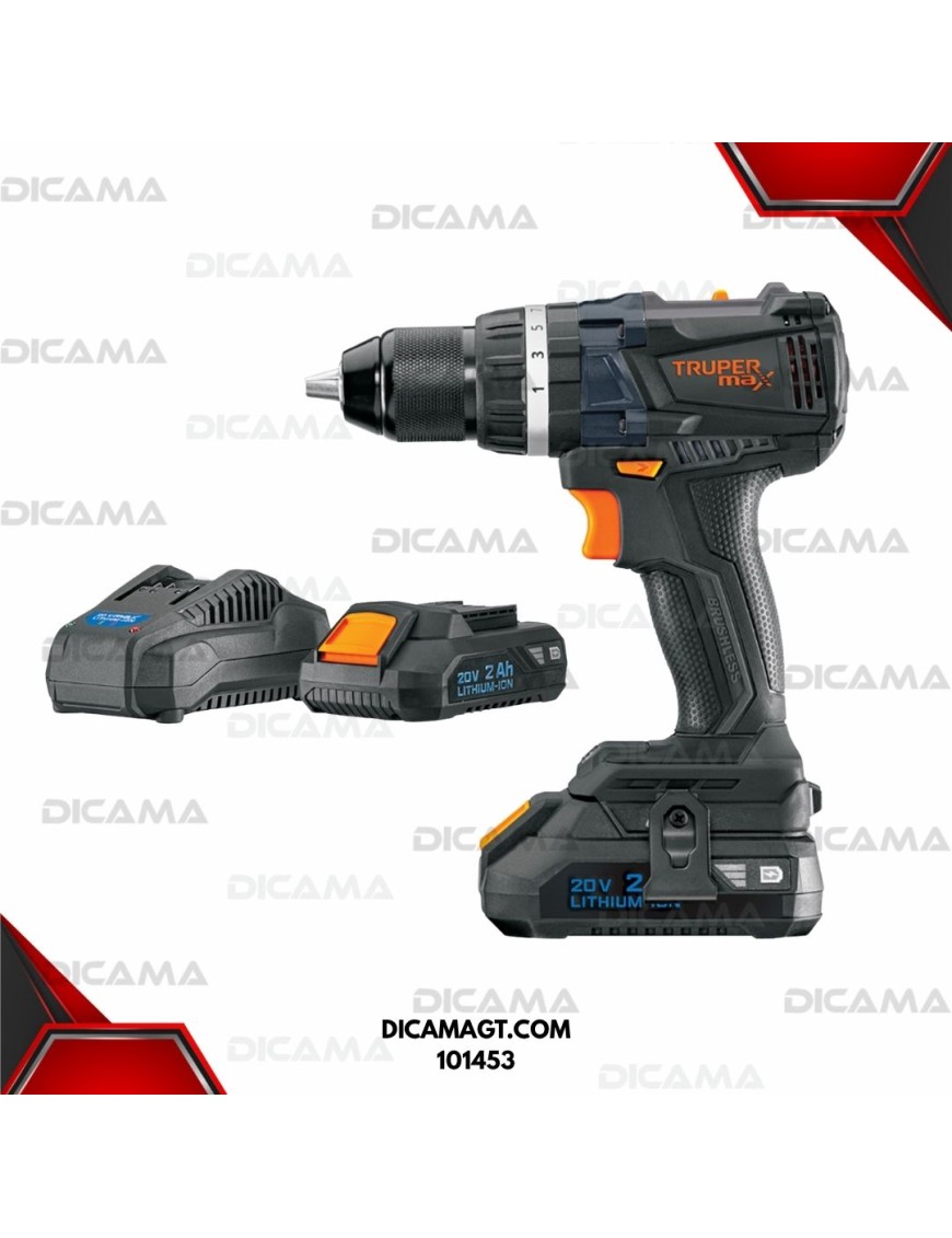BARRENO 1/2 INALAMBRICO 20V TRUPER 101453