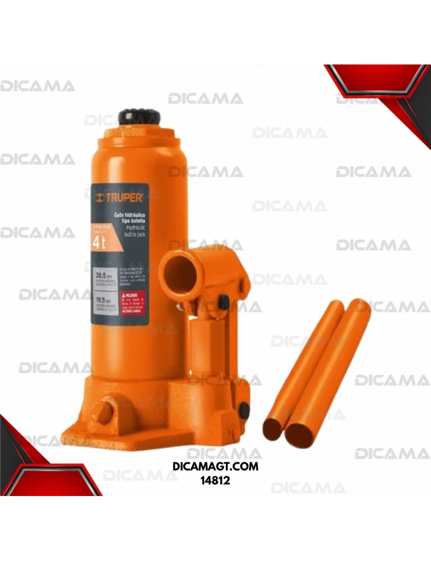 TRICKET DE BOTELLA 4 TONELADAS TRUPER 14812