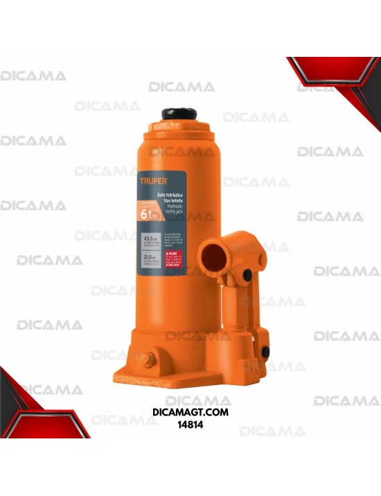TRICKET DE BOTELLA 6 TONELADAS TRUPER 14814
