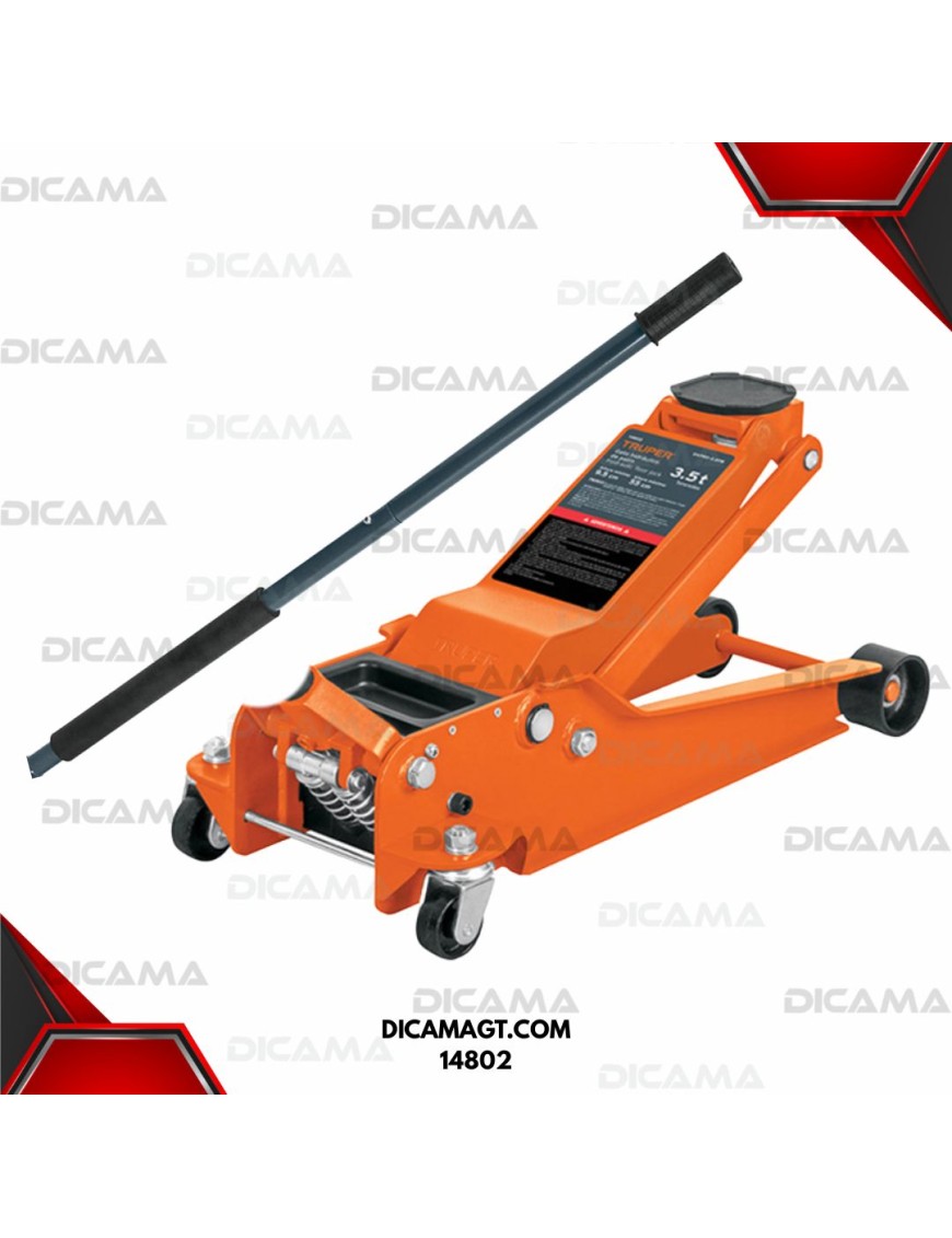 TRICKET LAGARTO 3.5 TONELADAS PROFESIONAL PERFIL BAJO TRUPER 14802