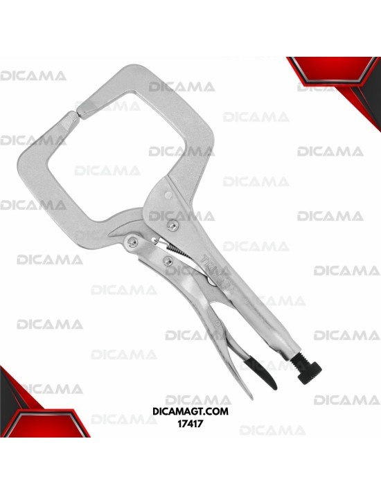 VISE GRIP 11 TIPO C CON MORDAZA FIJA TRUPER 17417