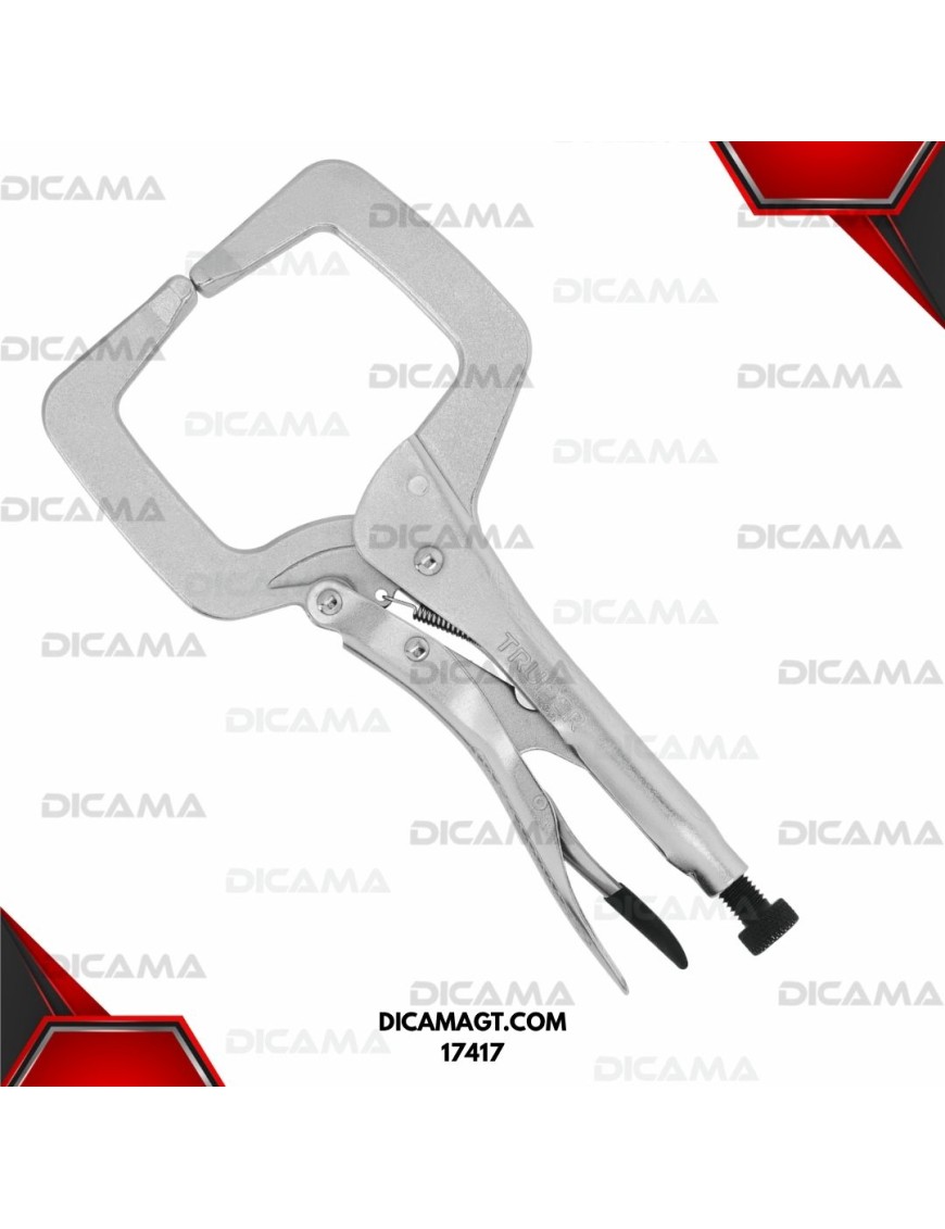 VISE GRIP 11 TIPO C CON MORDAZA FIJA TRUPER 17417