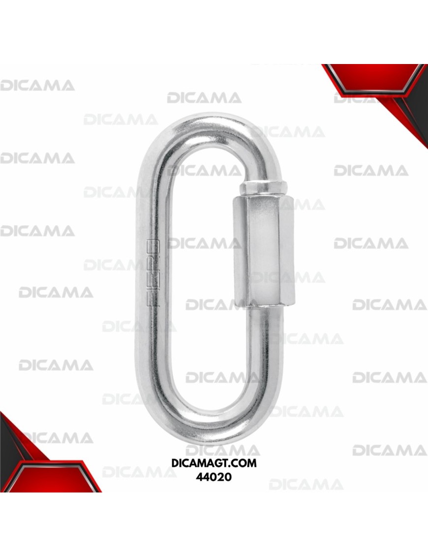 BANDOLA CON SEGURO DE ACERO 1/8 FIERO 44020