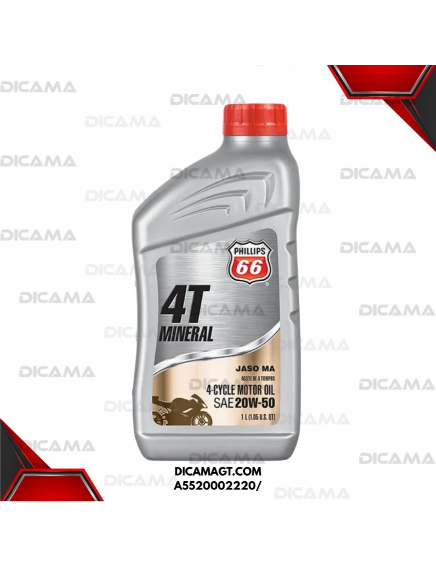 ACEITE LITRO 20W50 4T PHILLIPS 66 A5520002220/