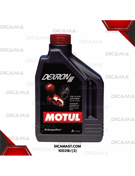 ACEITE LITRO DEXRON III (2) FLUIDO HIDRAULICO CAJA+ 1 P MOTUL 100318/(2)