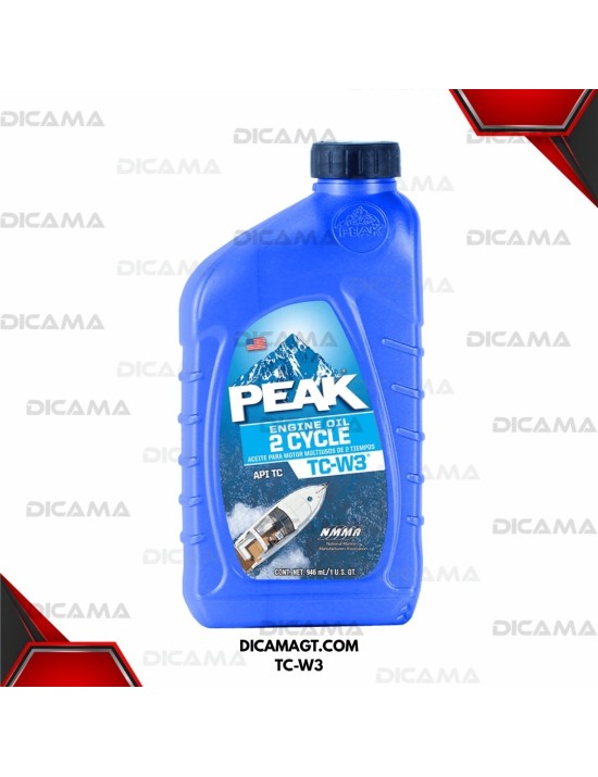 ACEITE LITRO 2 TCW3 API TC PEAK TC-W3