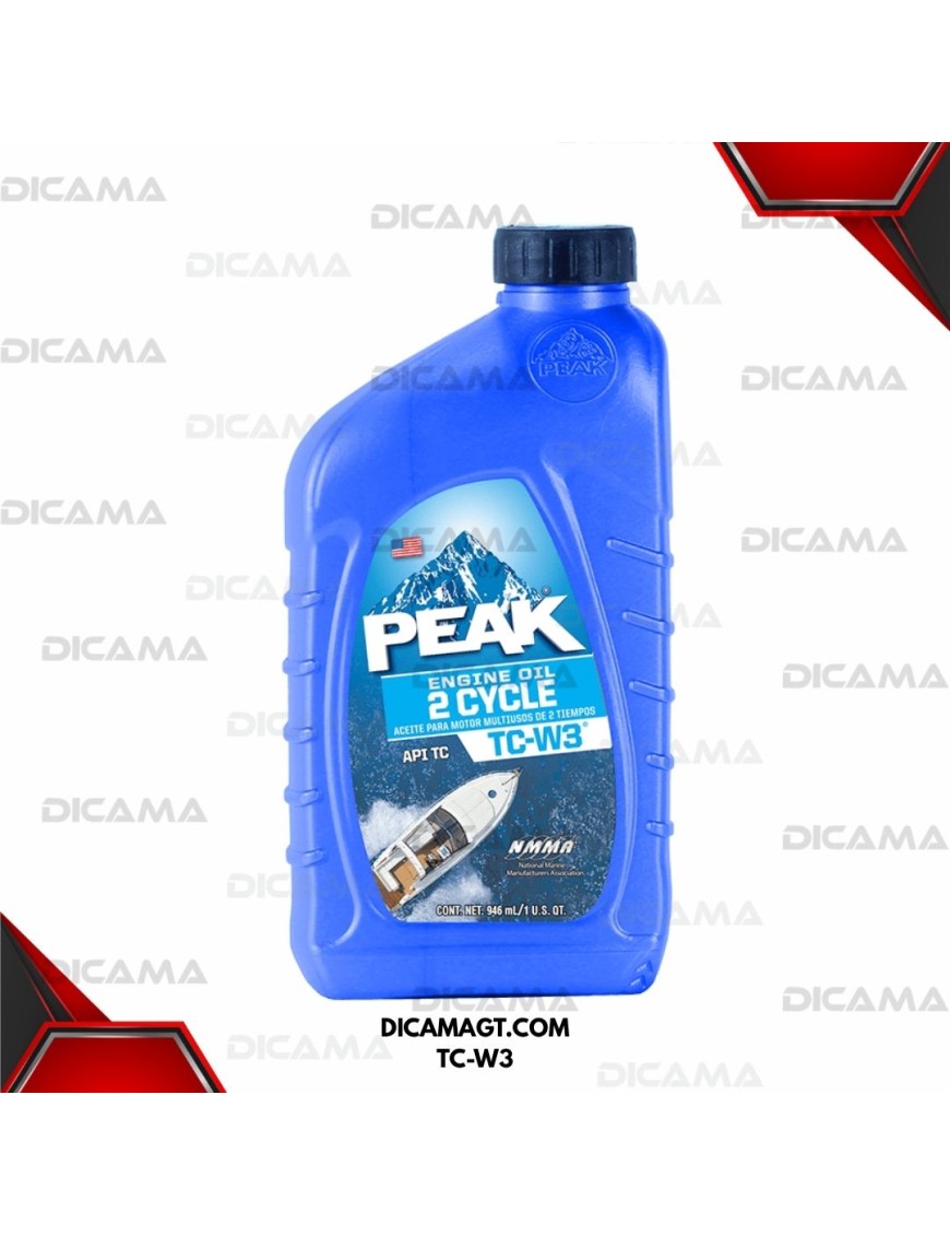 ACEITE LITRO 2 TCW3 API TC PEAK TC-W3