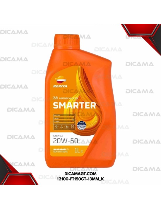 ACEITE LITRO 20W50 SMARTER SPORT SEMI SYNTHETIC REPSOL RPP2065THC/