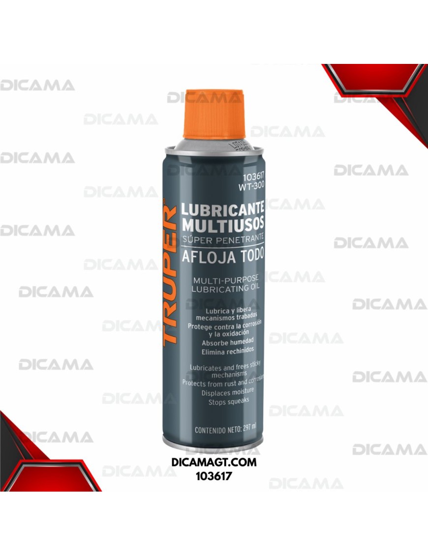ACEITE MULTIUSOS EN AEROSOL 297ML (10 OZ) TRUPER 103617