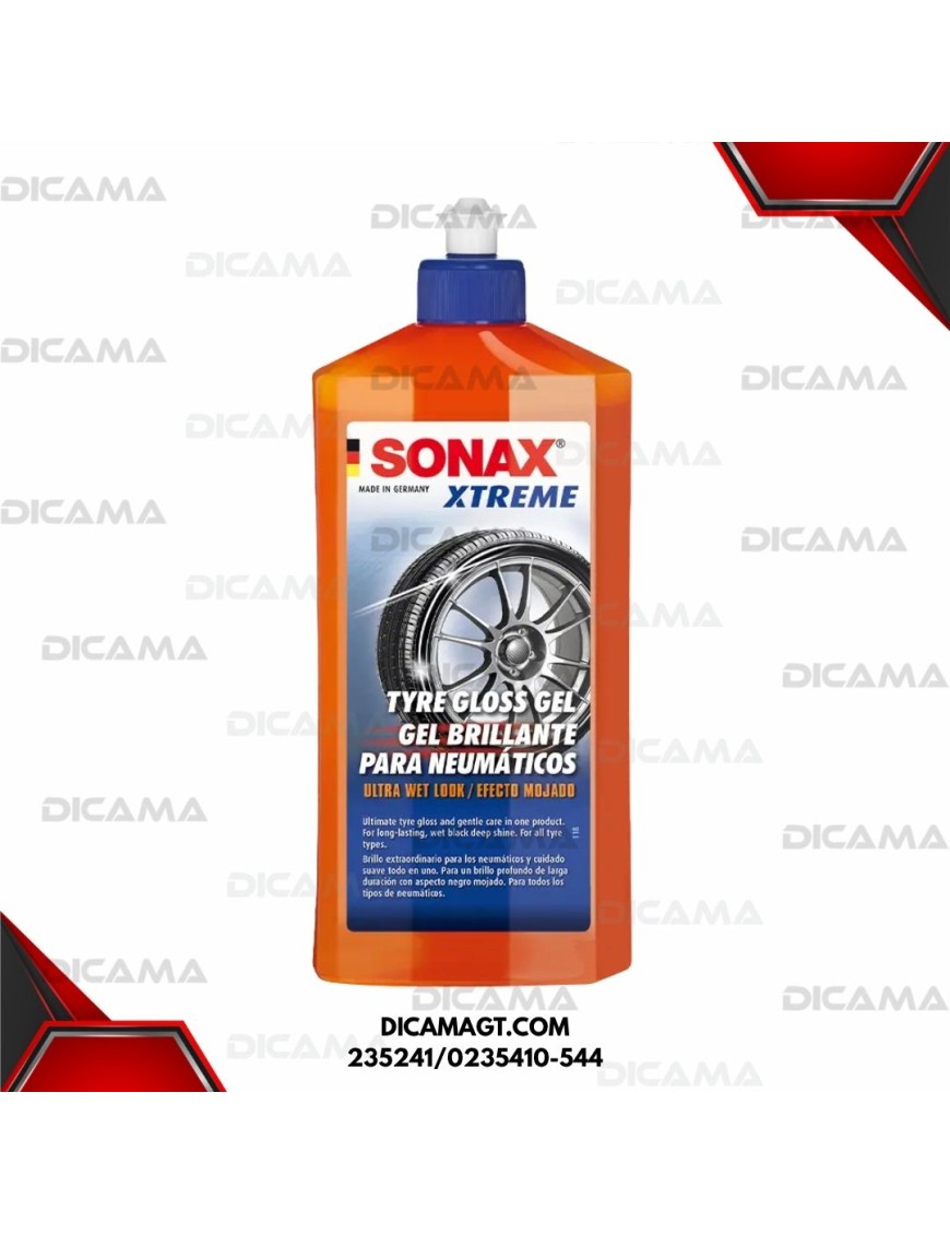 XTREME GEL BRILLANTE P/NEUMATICOS 500ML SONAX 235241/0235410-544