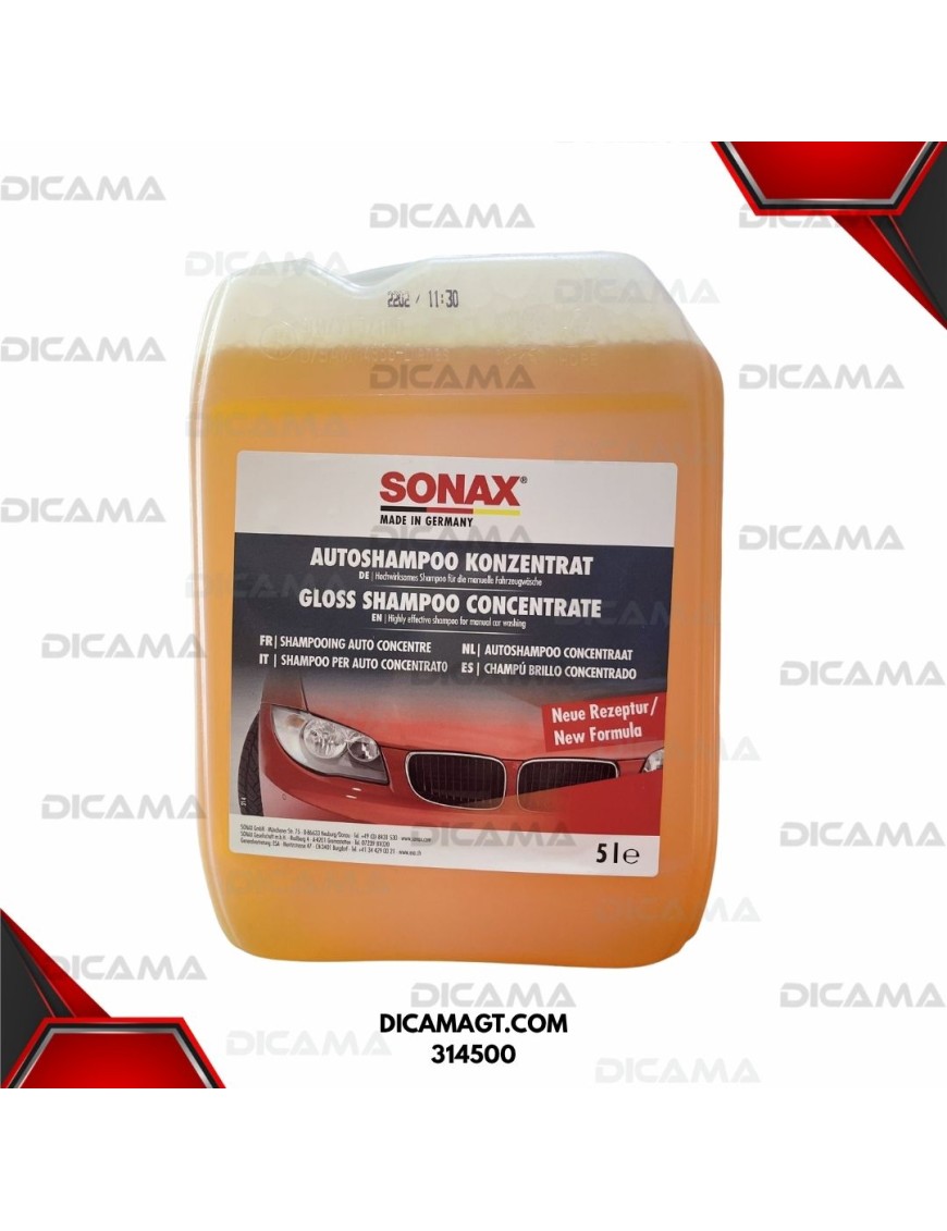 GALON SHAMPOO PARA VEHICULOS SONAX 314500