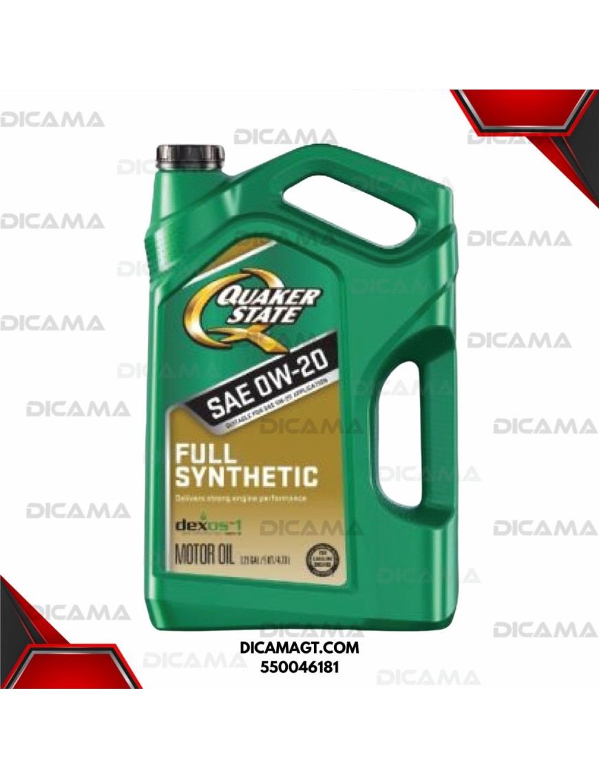 ACEITE GARRAFA 0W20 FULL SYNTEC QUAKER STATE 550046181