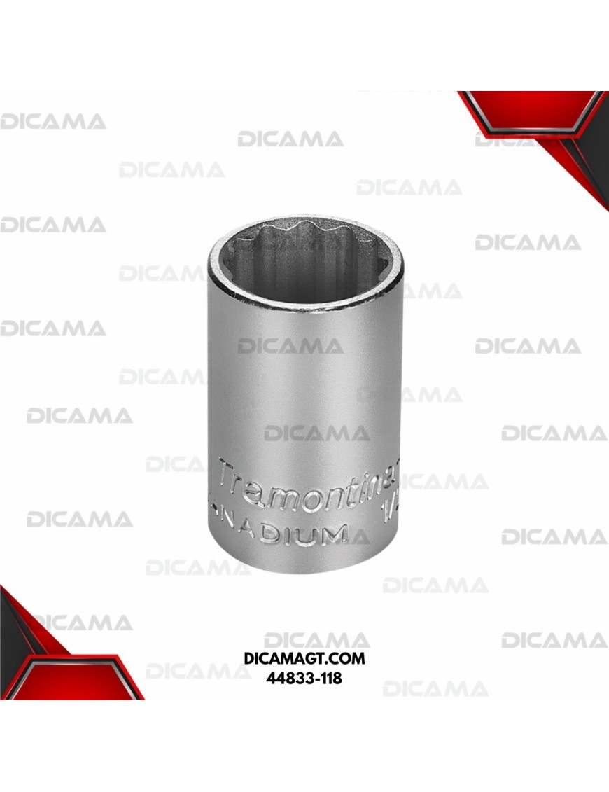 COPA RAIZ 1/2 18MM ESTRIADO TRAMONTINA 44833-118
