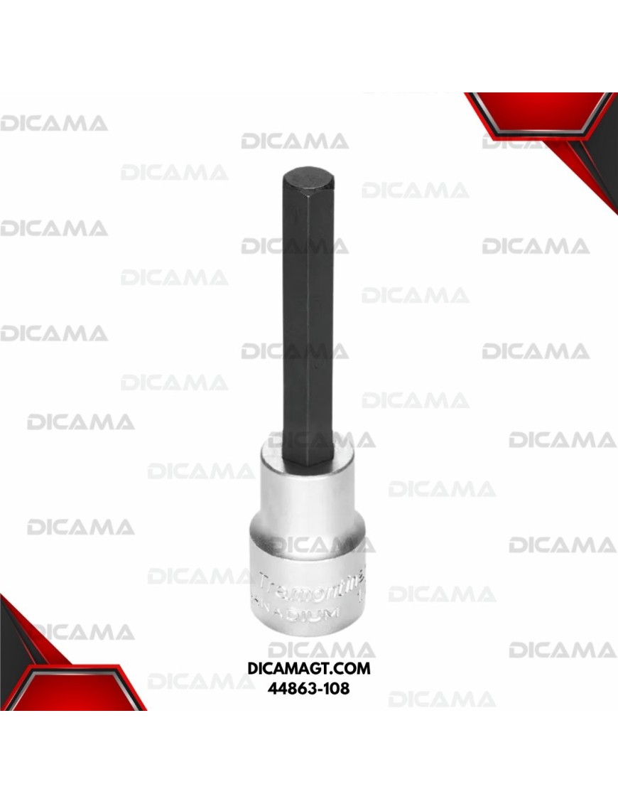 COPA RAIZ 1/2 8MM PUNTA LARGA HEXAGONAL TRAMONTINA 44863-108