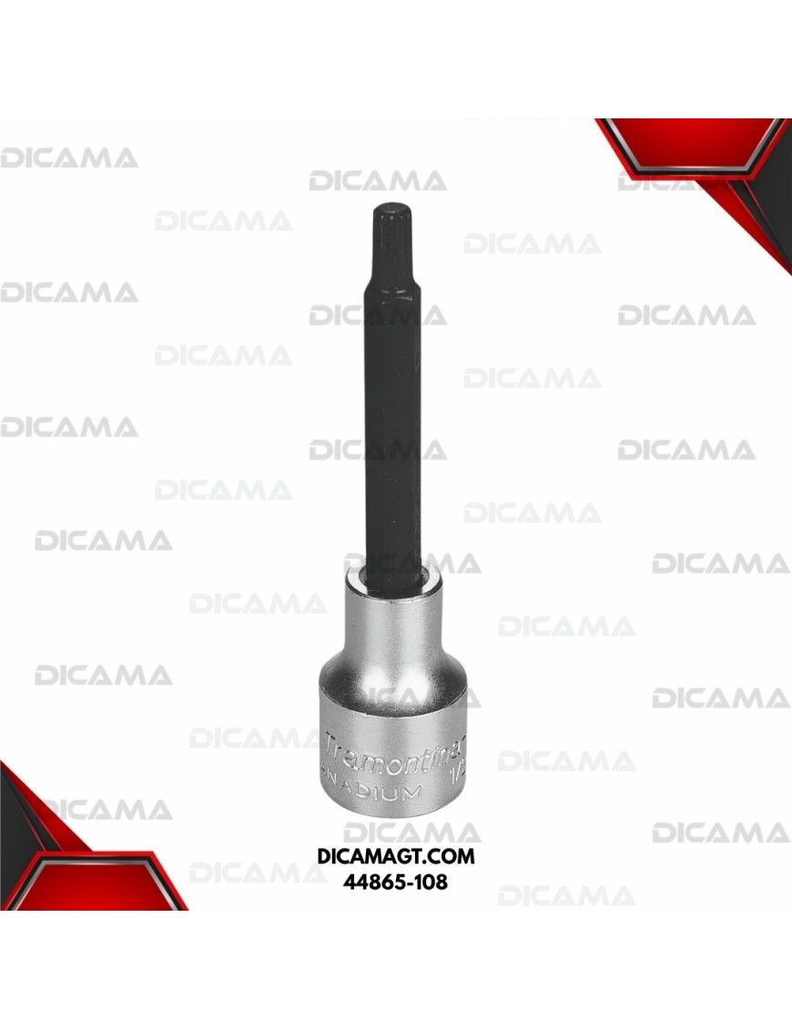 COPA RAIZ 1/2 8MM PUNTA LARGA MULTIDENTADA TRAMONTINA 44865-108